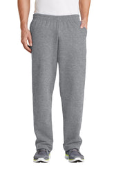 Port & Coâ„¢ Core Fleece Sweatpant with Pockets. PC78P - Athletic Heather - S